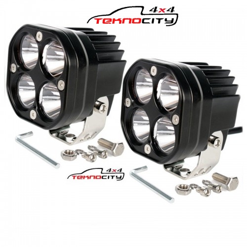 Offroad Sis lambası 4 led 20w beyaz cree led 